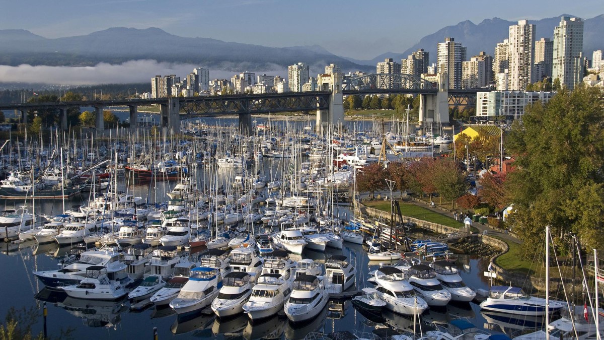 Photo of the Vancouver Boat Show at Granville Island