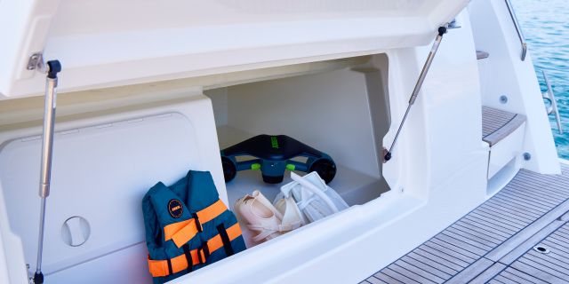 Toy storage compartment