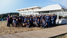 Large group of people posing for camera at 2019 Sundance Rendezvous